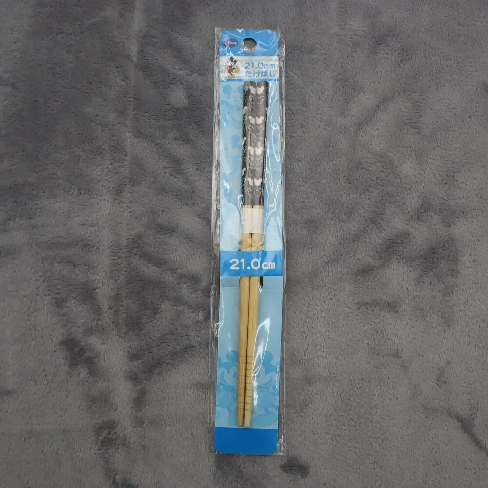 Disney Mickey Bamboo Chopsticks Chopstick 3 - 21cm & 2 - 33cm 5 total packs